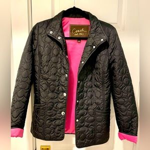 Coach Xsmall black ladies jacket